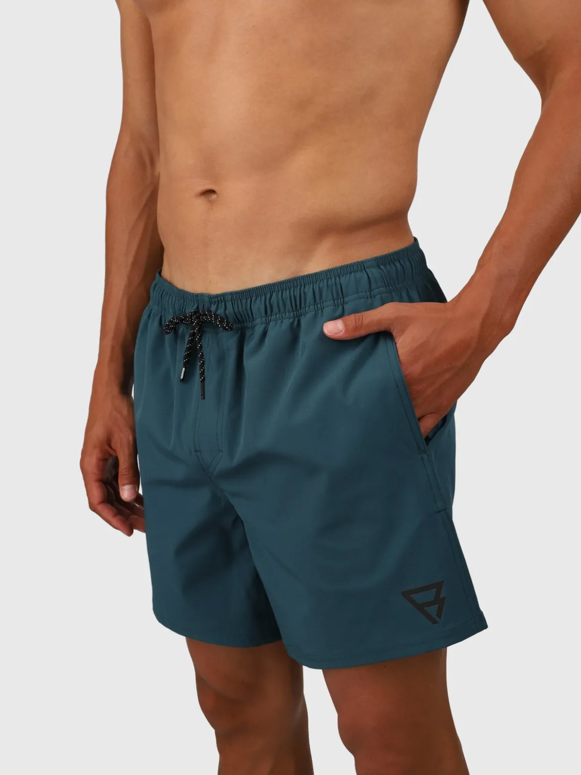 Bru-conic Heren Zwemshort | Donkergroen