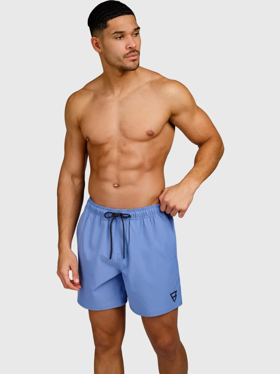Bru-conic Heren Zwemshort | Grayblue