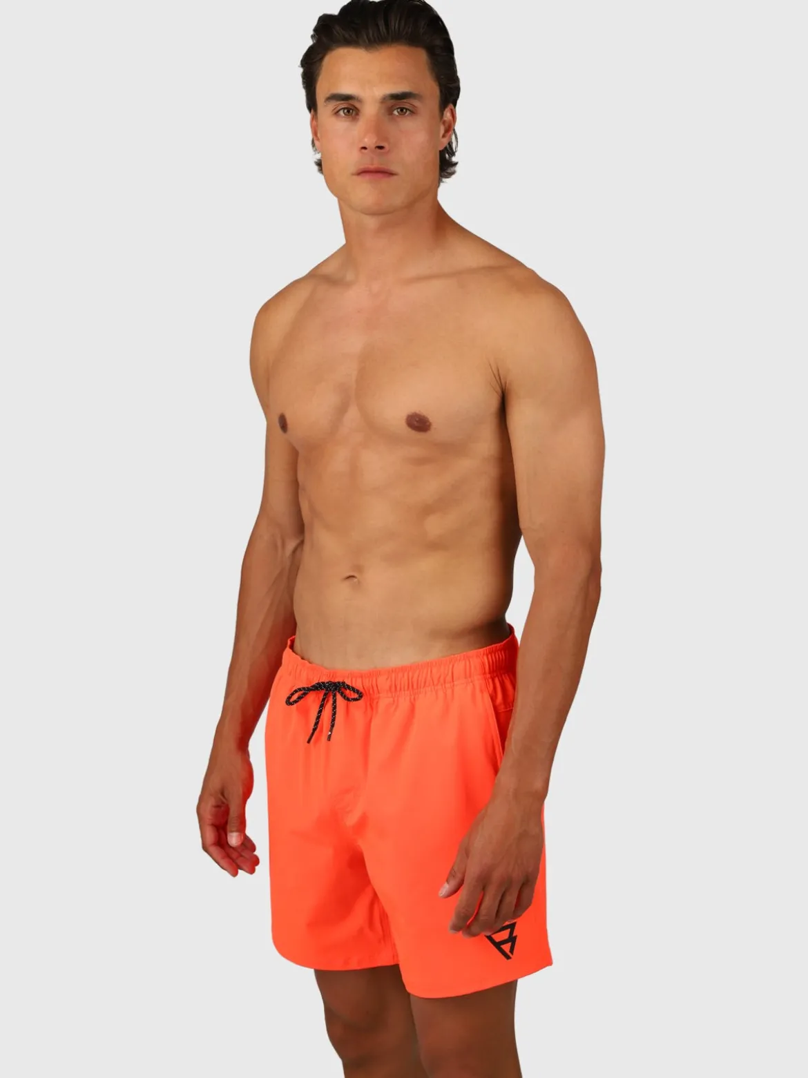 Bru-conic Heren Zwemshort | Neon Oranje