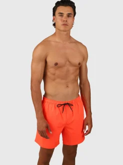 Bru-conic Heren Zwemshort | Neon Oranje