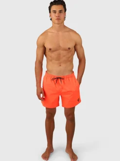 Bru-conic Heren Zwemshort | Neon Oranje