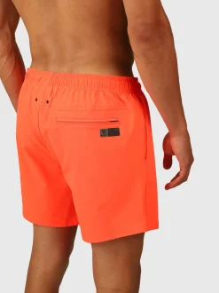 Bru-conic Heren Zwemshort | Neon Oranje