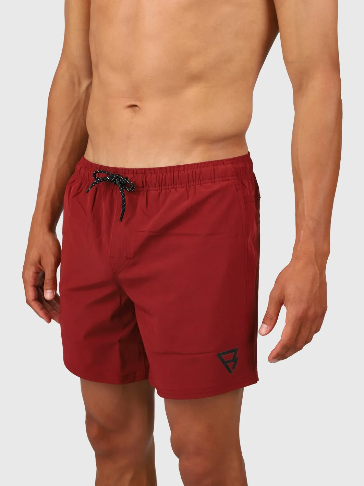 Bru-conic Heren Zwemshort | Rood