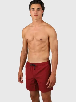 Bru-conic Heren Zwemshort | Rood