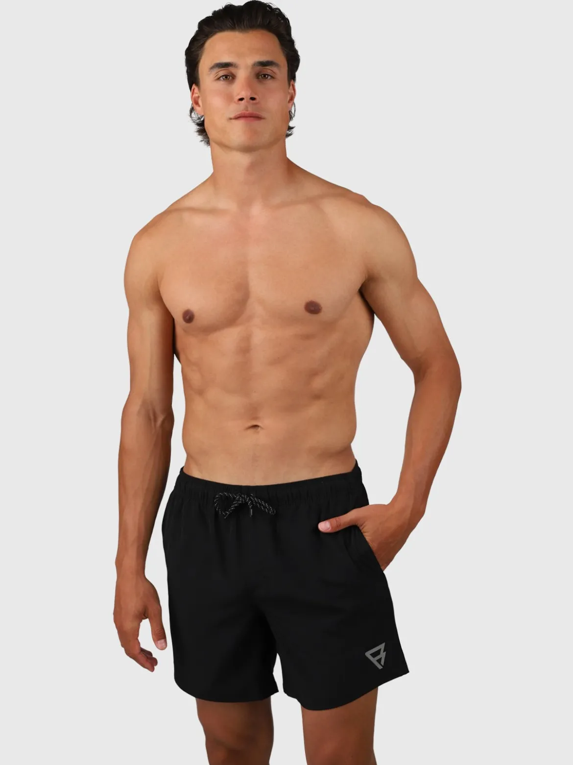 Bru-conic Heren Zwemshort | Zwart