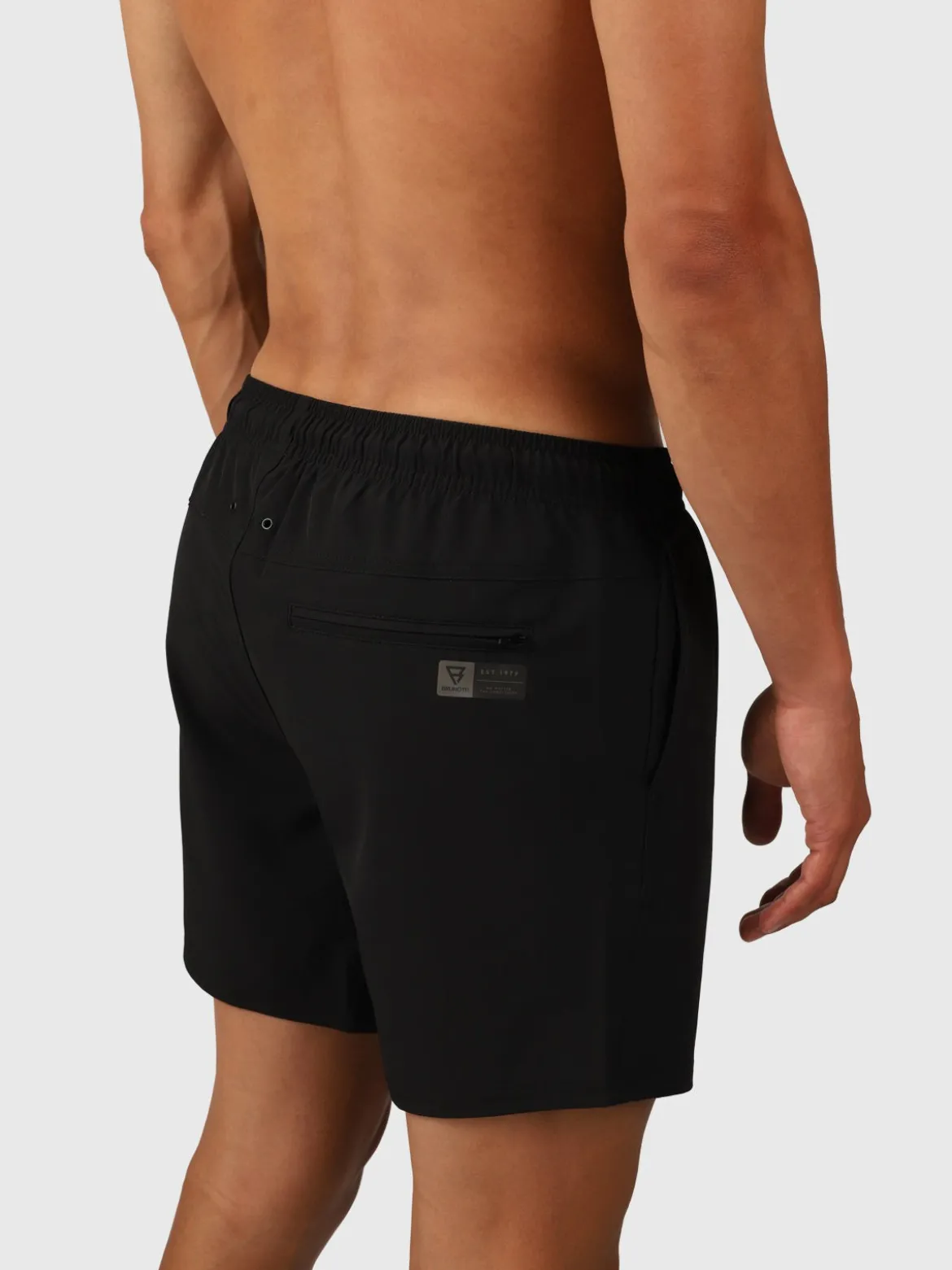 Bru-conic Heren Zwemshort | Zwart