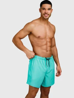 Bru-conic Men Swim Shorts | Carribean Green