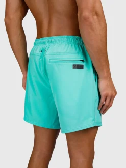Bru-conic Men Swim Shorts | Carribean Green