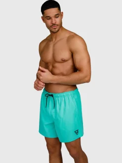 Bru-conic Men Swim Shorts | Carribean Green