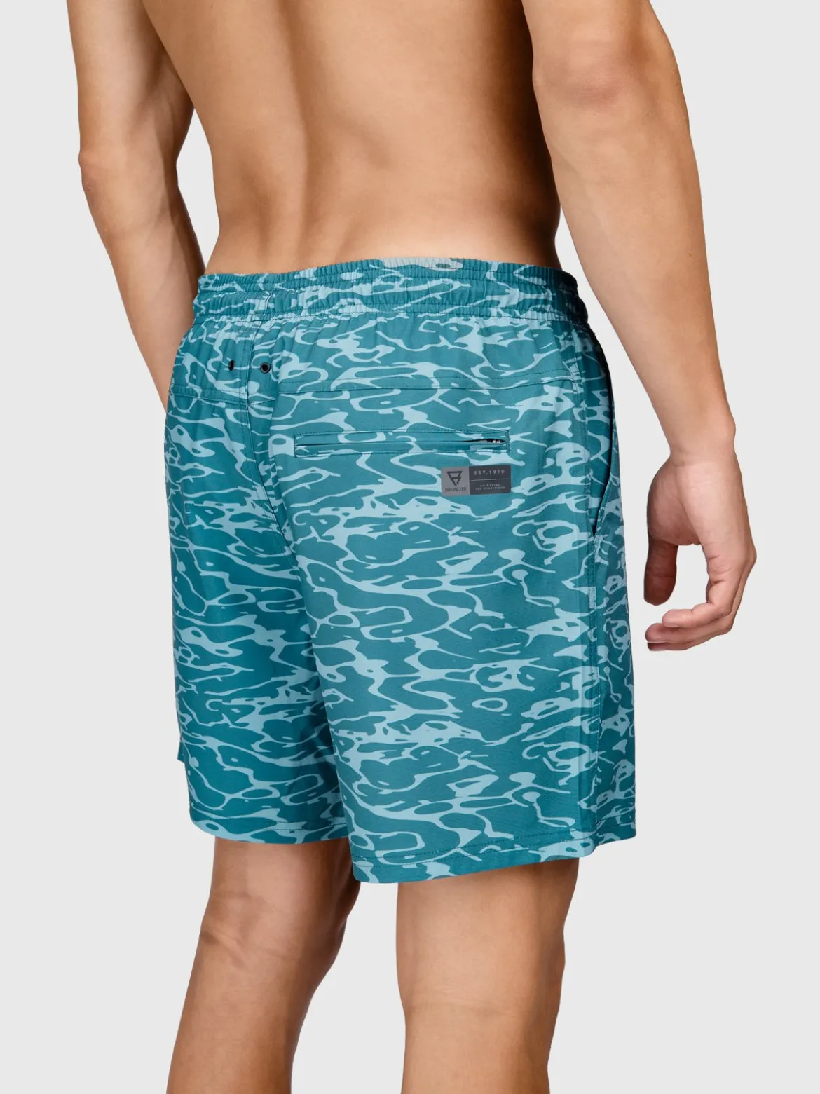 Bru-conic-Reflection Heren Zwem Shorts | Indigo Blue