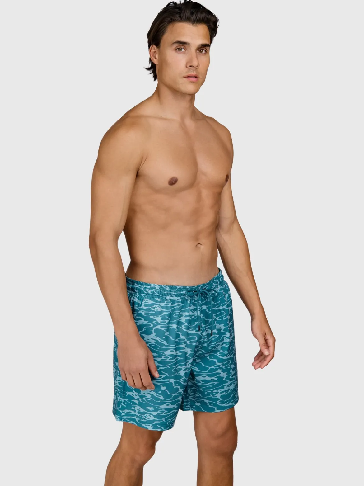 Bru-conic-Reflection Heren Zwem Shorts | Indigo Blue