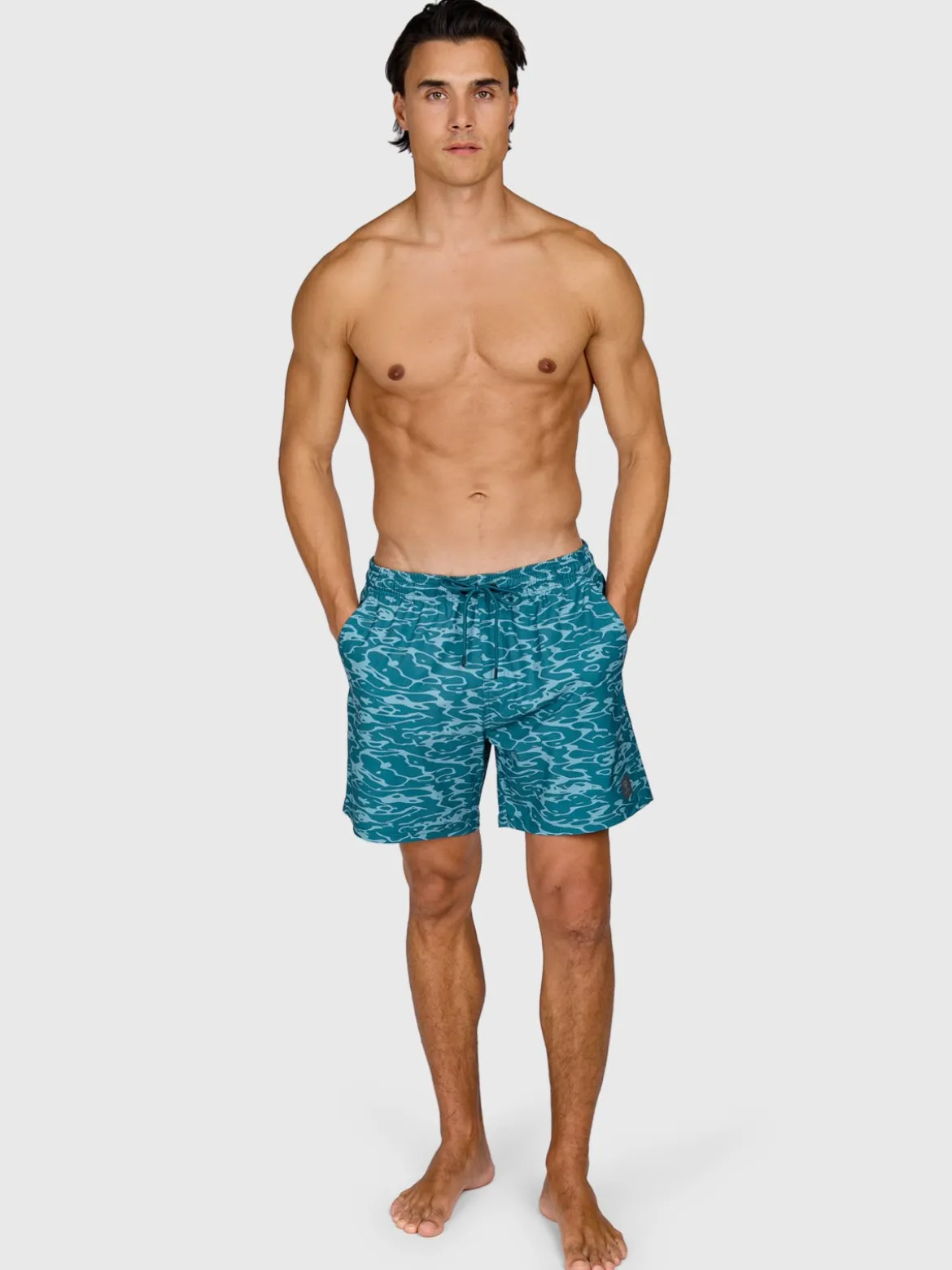 Bru-conic-Reflection Heren Zwem Shorts | Indigo Blue