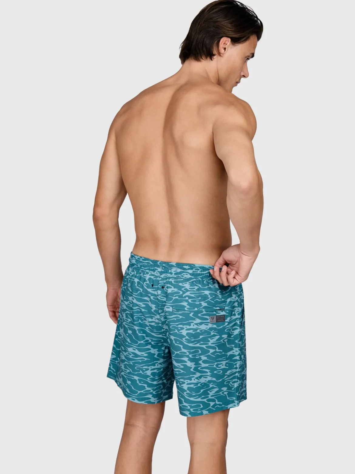 Bru-conic-Reflection Heren Zwem Shorts | Indigo Blue