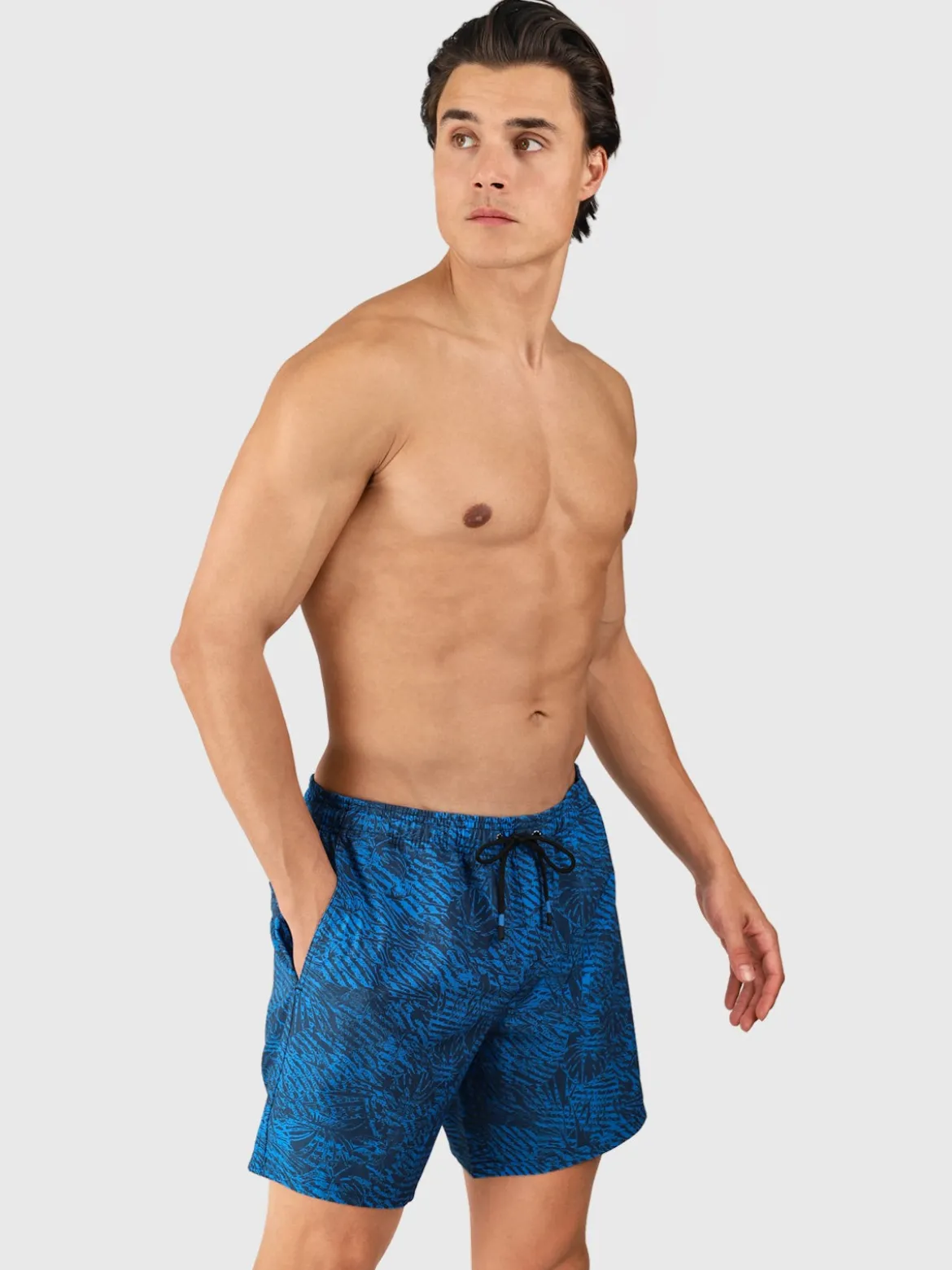 Bru-conic-Reflection Men Swim Shorts | Night Blue