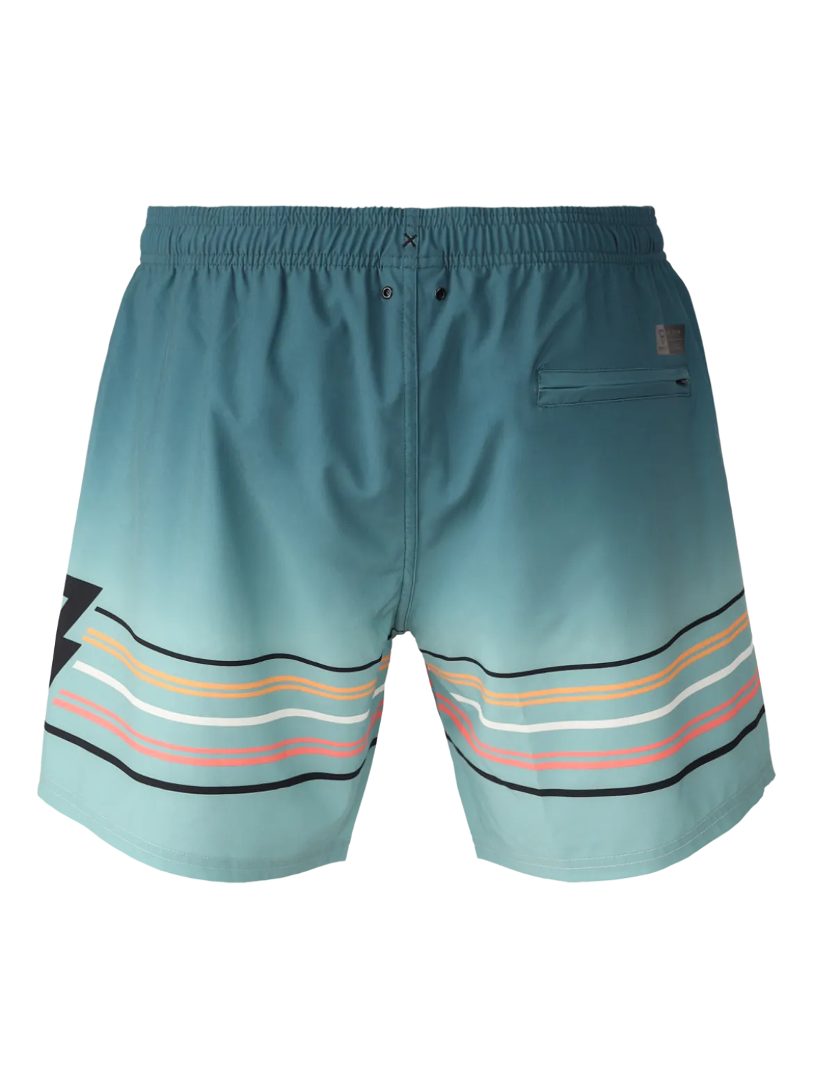 Bru-conic-Stripe Men Swim Shorts | Bottle Green
