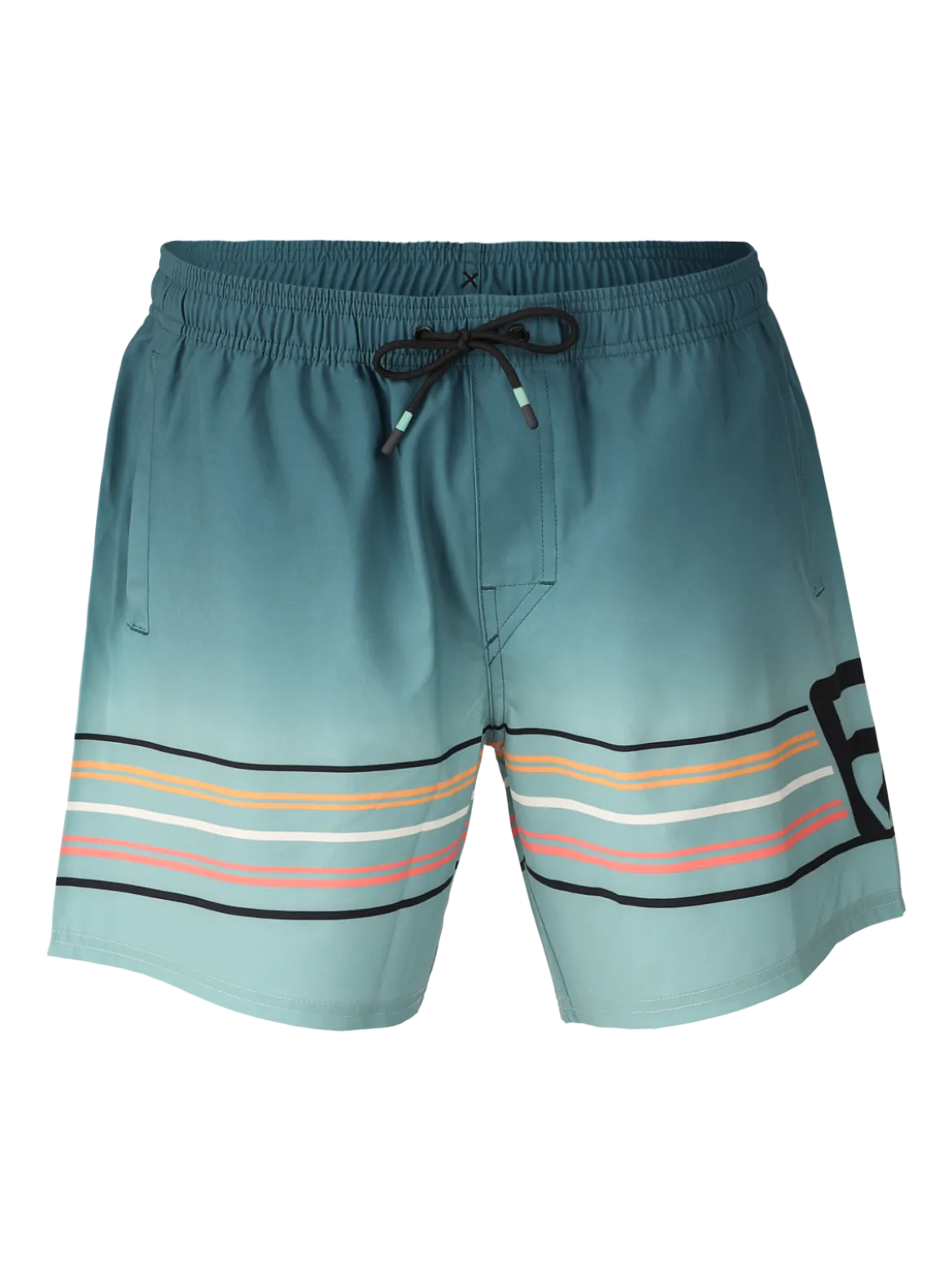 Bru-conic-Stripe Men Swim Shorts | Bottle Green