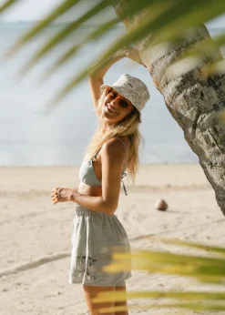 Buckley Dames Buckethat | Aqua Grey