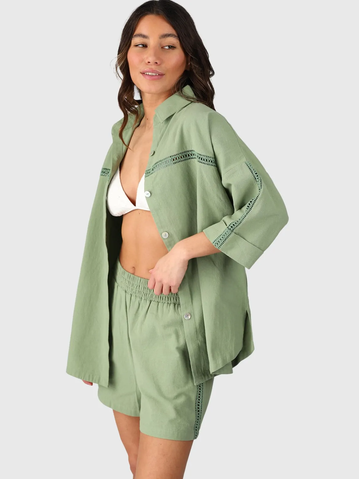 Candice Dames Short | Eucalyptus