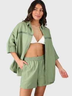 Candice Dames Short | Eucalyptus