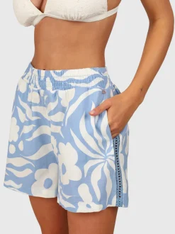 Candice-Swirl Dames Short | Bluebell
