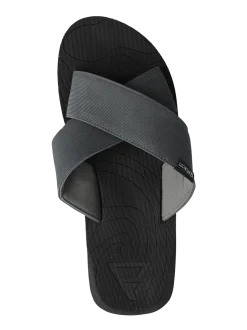 Capu Mannu Cross Men Flip Flops | Black