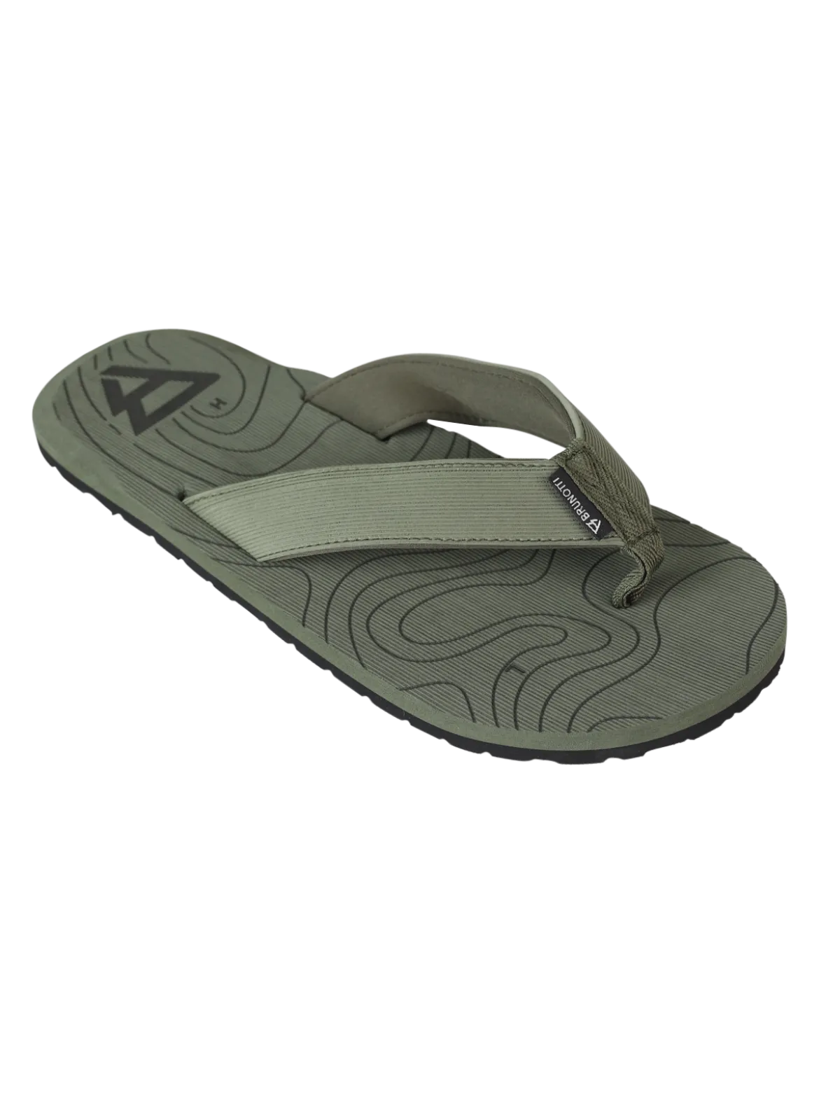 Capu Mannu Men Flip Flops | Beetle Green
