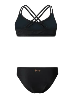 Ceralia Meisjes Bralette Bikini Set | Zwart