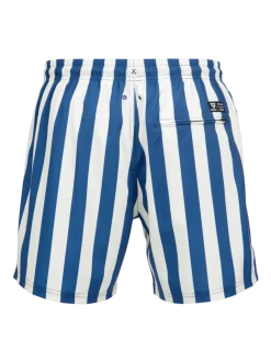 Cester-Big Stripe Heren Swim Shorts | True Navy