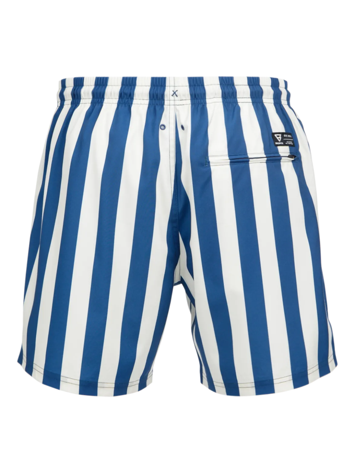Cester-Big Stripe Heren Swim Shorts | True Navy