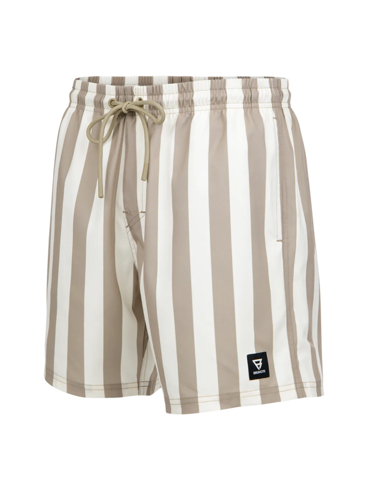 Cester-Big Stripe Heren Swim Shorts | Chinchilla