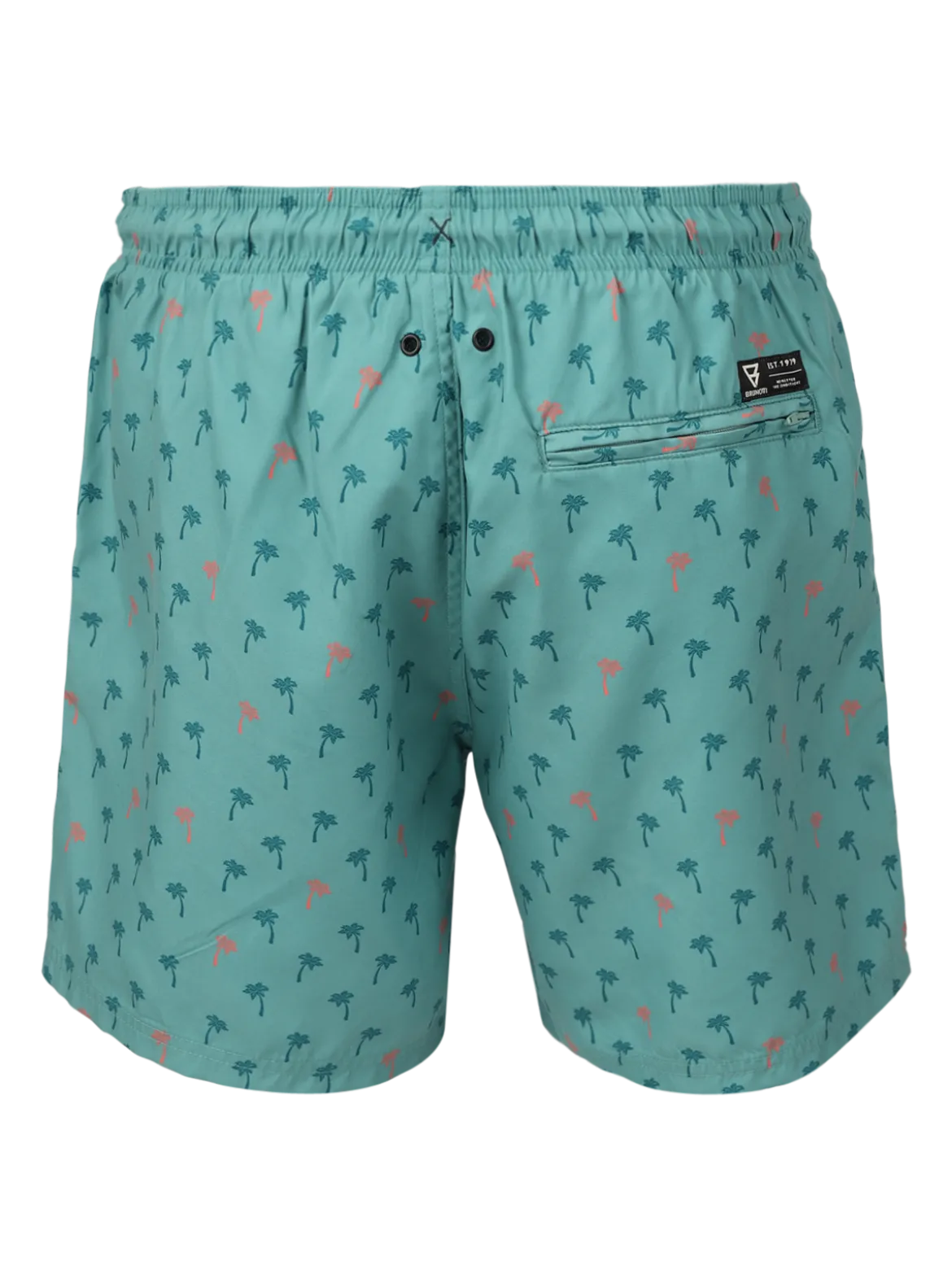 Cester-Mini Heren Swim Shorts | Mini Palm Aqua Bottle Green