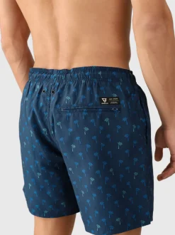 Cester-Mini Heren Swim Shorts | Mini Palm Aqua Night Blue