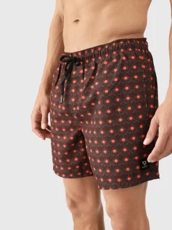 Cester-Mini Men Swim Shorts | Memories Of The Sun Pirate Black
