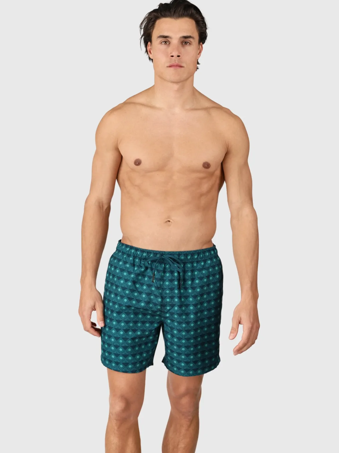 Cester-Mini Men Swim Shorts | Memories Of The Sun Fuel Green