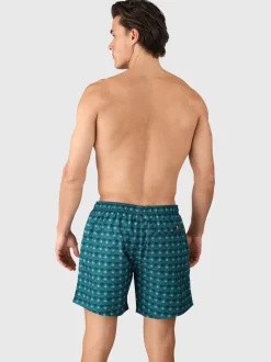 Cester-Mini Men Swim Shorts | Memories Of The Sun Fuel Green