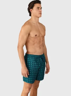 Cester-Mini Men Swim Shorts | Memories Of The Sun Fuel Green
