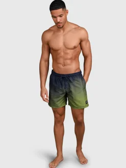 Cester-Panel Print Heren Zwemshort | Mayfly