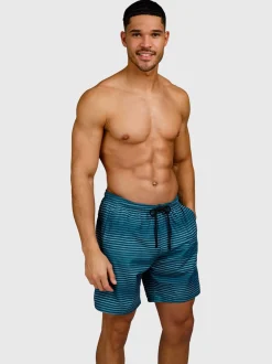 Cester-Stripe Heren Zwemshort | Mist