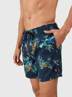 Cester-Tropicana Heren Zwemshort | Night Blue