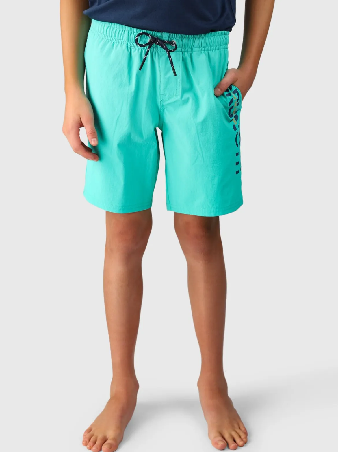 Cestery Boys Swim Shorts | Caribean Green