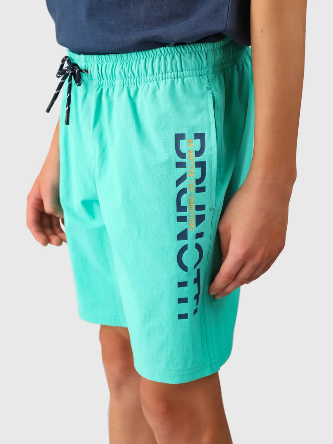 Cestery Boys Swim Shorts | Caribean Green