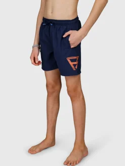 Cestery Jongens Swim Shorts | Indigo Blue