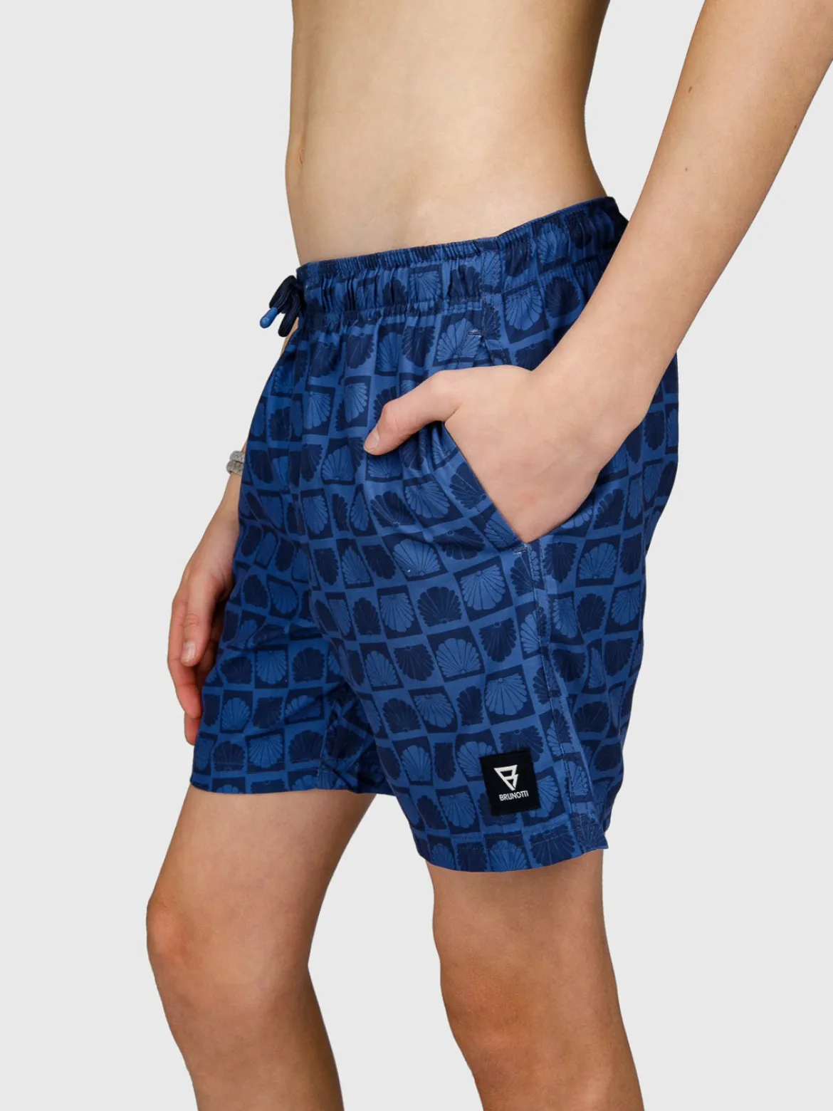 Cestery-Mini Jongens Swim Shorts | Indigo Blue
