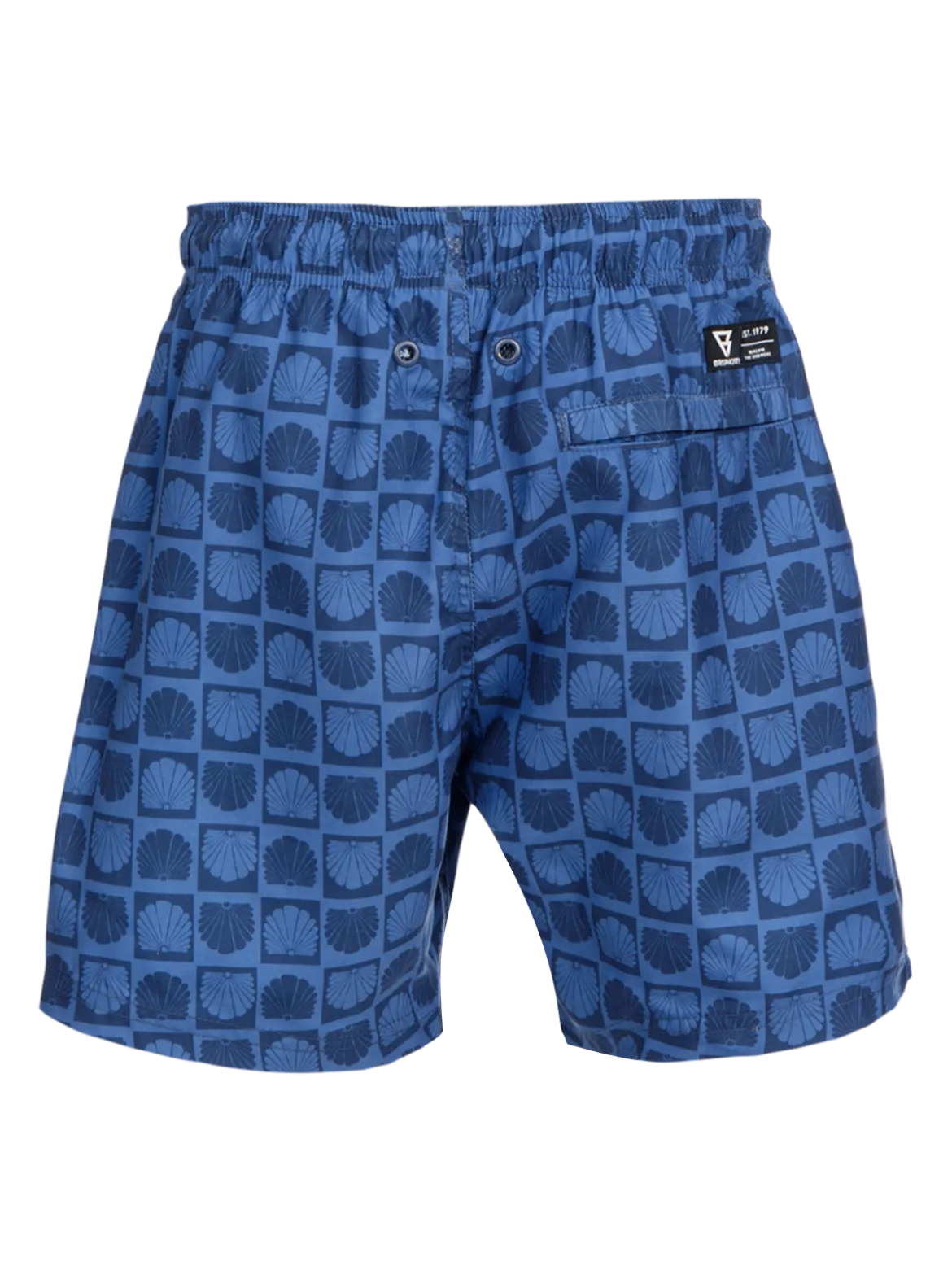 Cestery-Mini Jongens Swim Shorts | Indigo Blue