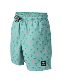 Cestery-Palm Boys Swim Shorts | Bottle Green