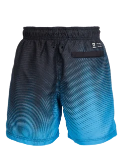 Cestery-Panel Print Jongens Zwemshort | Kingfisher Blue