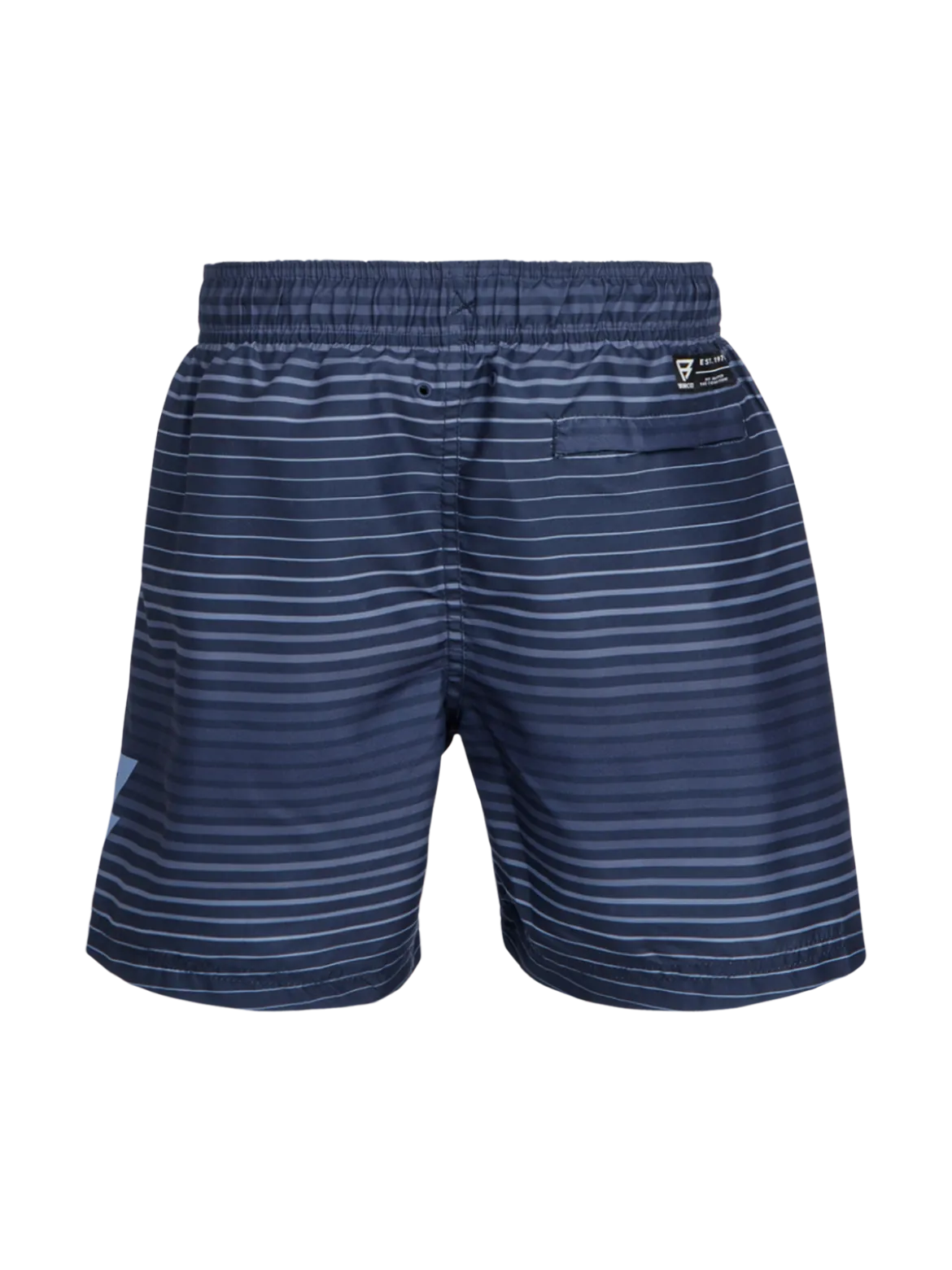 Cestery-Stripe Jongens Zwemshort | Indigo blue