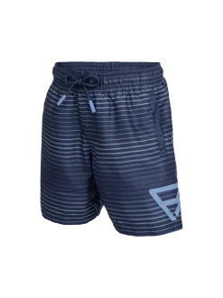 Cestery-Stripe Jongens Zwemshort | Indigo blue