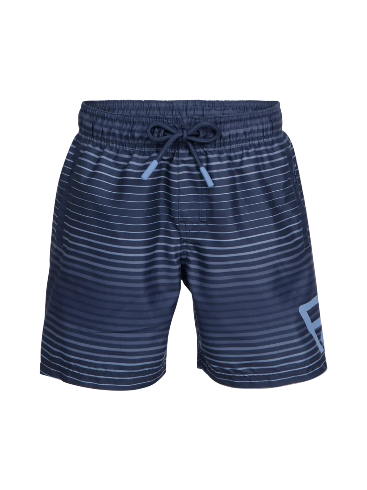 Cestery-Stripe Jongens Zwemshort | Indigo blue