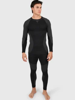 Champoluc Heren Thermo Set | Zwart